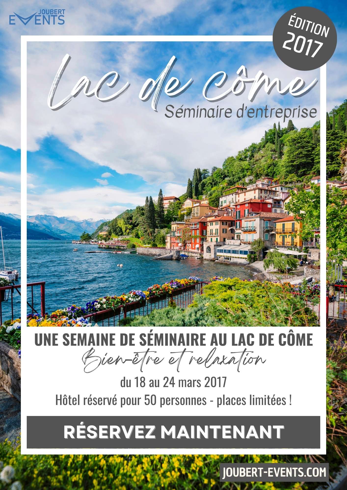 Flyer A3 — Séminaire Lac de Côme